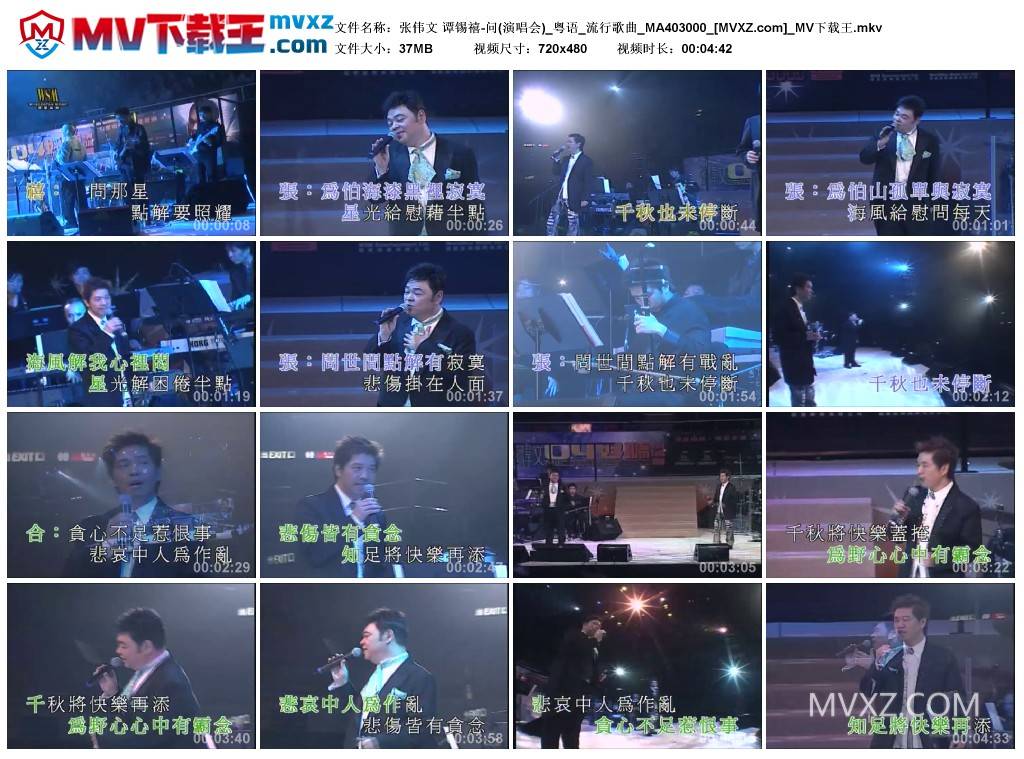 张伟文 谭锡禧-问(演唱会)_粤语_流行歌曲_MA403000